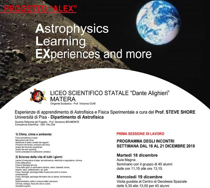 Astrophysics Learning EXperiences